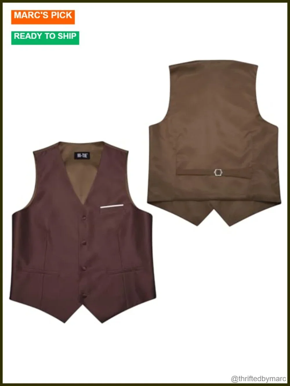 Vest Set with Bowtie Necktie Handkerchief Cufflinks Lapel Pin Tie Clip